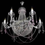 Люстра Елизавета малая №9 розовая в Саратове