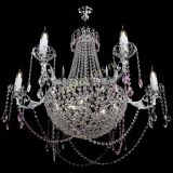 Люстра Елизавета малая №9 розовая в Саратове