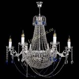 Люстра Елизавета малая №9 синяя в Саратове