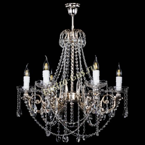 Люстра Елизавета малая (рожки - металл) в Саратове Гусь Хрустальный