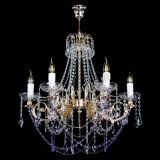 Люстра Елизавета малая Фиолетовая (рожки - металл) в Саратове