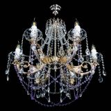 Люстра Елизавета малая Фиолетовая (рожки - металл) в Саратове