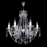 Люстра Елизавета малая в серебре (рожки - металл) в Саратове