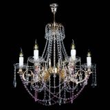 Люстра Елизавета малая Розовая (рожки - металл) в Саратове