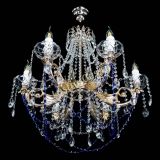 Люстра Елизавета малая Синяя (рожки - металл) в Саратове