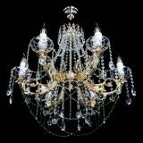 Люстра Елизавета малая Зеленая (рожки - металл) в Саратове