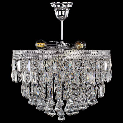 Люстра Флоренция №3 пластинка конус в Саратове Гусь Хрустальный