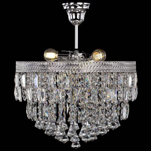 Люстра Флоренция №3 пластинка конус в Саратове Гусь Хрустальный