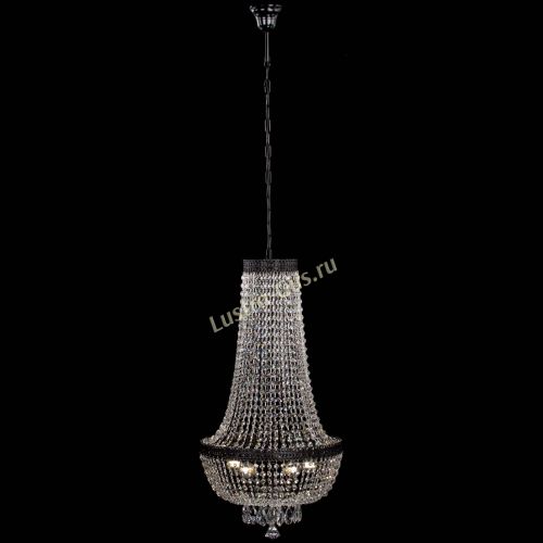 Люстра Флоренция №5 Купол черная удлиненная в Саратове Гусь Хрустальный