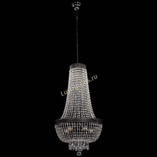 Люстра Флоренция №5 Купол черная удлиненная в Саратове Гусь Хрустальный