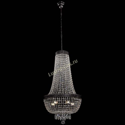 Люстра Флоренция №5 Купол черная удлиненная в Саратове Гусь Хрустальный