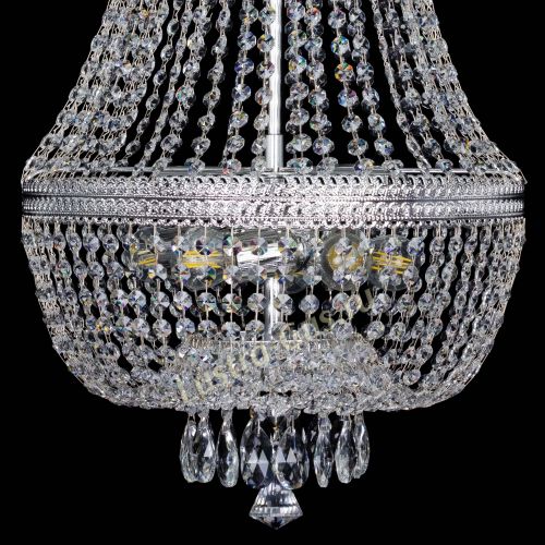 Люстра Флоренция №5 Купол длинный с подвесом в Саратове Гусь Хрустальный