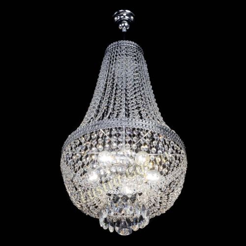 Люстра Флоренция №5 Купол длинный с подвесом в Саратове Гусь Хрустальный