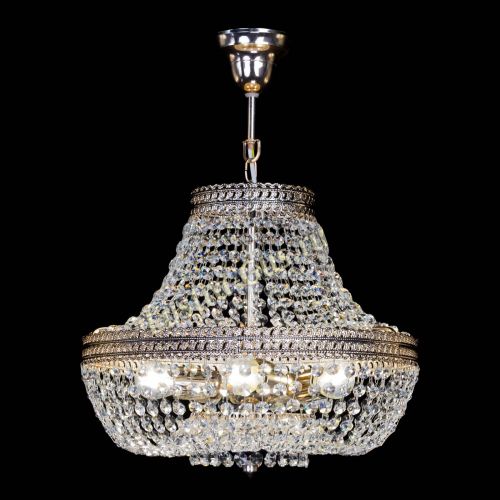 Люстра Флоренция №5 Купол с подвесом в Саратове Гусь Хрустальный