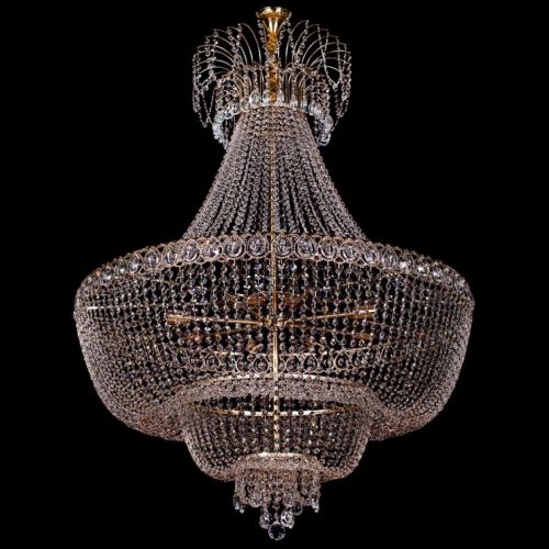 Люстра Капель №2 большая в Саратове Гусь Хрустальный