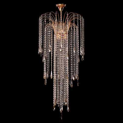 Люстра Каскад №18 с подвесом в Саратове Гусь Хрустальный