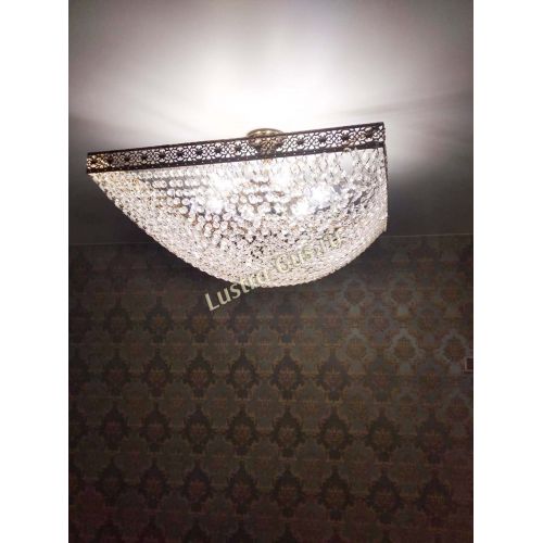 Люстра Квадрат №28 - 600 мм в Саратове Гусь Хрустальный