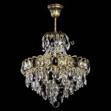 Люстра Грация с подвесом под бронзу Черная в Саратове