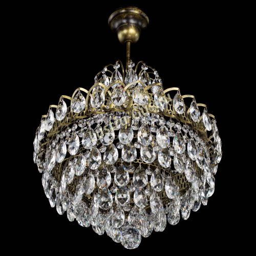 Люстра Грация с подвесом под бронзу в Саратове Гусь Хрустальный