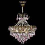 Люстра Грация с подвесом под бронзу Розовая в Саратове