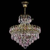 Люстра Грация с подвесом под бронзу Розовая в Саратове