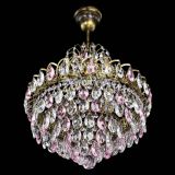 Люстра Грация с подвесом под бронзу Розовая в Саратове