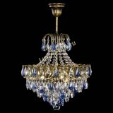 Люстра Грация с подвесом под бронзу Синяя в Саратове