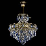 Люстра Грация с подвесом под бронзу Синяя в Саратове