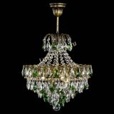 Люстра Грация с подвесом под бронзу Зеленая в Саратове