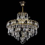 Люстра Грация №5 с подвесом под бронзу Черная в Саратове