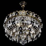 Люстра Грация №5 с подвесом под бронзу Черная в Саратове