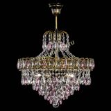 Люстра Грация №5 с подвесом под бронзу Розовая в Саратове