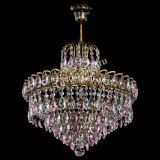 Люстра Грация №5 с подвесом под бронзу Розовая в Саратове