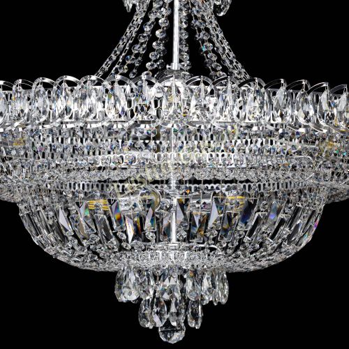 Люстра Хрустальный Каскад №11 с подвесом в Саратове Гусь Хрустальный