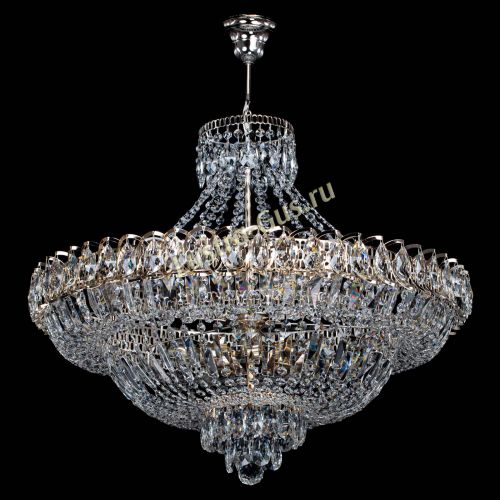 Люстра Хрустальный Каскад №11 с подвесом в Саратове Гусь Хрустальный