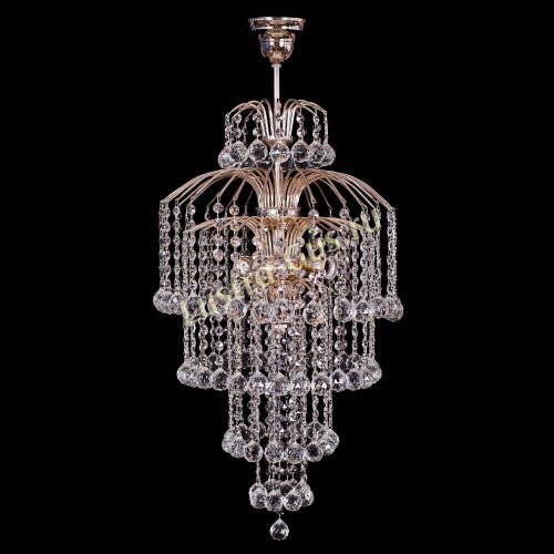 Люстра Хрустальные Брызги Каскад в Саратове Гусь Хрустальный