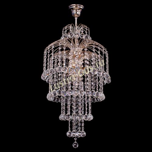 Люстра Хрустальные Брызги Каскад в Саратове Гусь Хрустальный