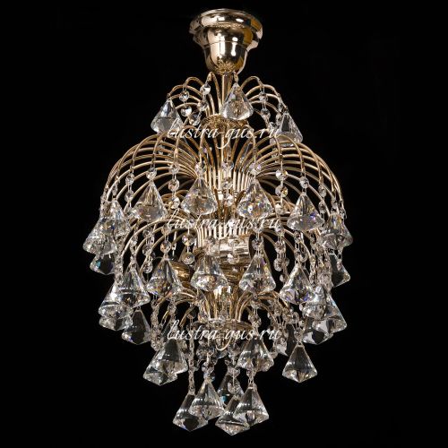 Люстра Хрустальные Брызги Конус 40 в Саратове Гусь Хрустальный