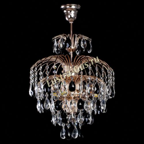 Люстра Хрустальные брызги с подвесом журавлик черный в Саратове Гусь Хрустальный