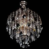 Люстра Хрустальные брызги с подвесом журавлик черный в Саратове