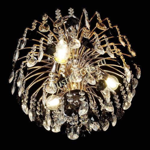 Люстра Хрустальные брызги с подвесом журавлик черный в Саратове Гусь Хрустальный