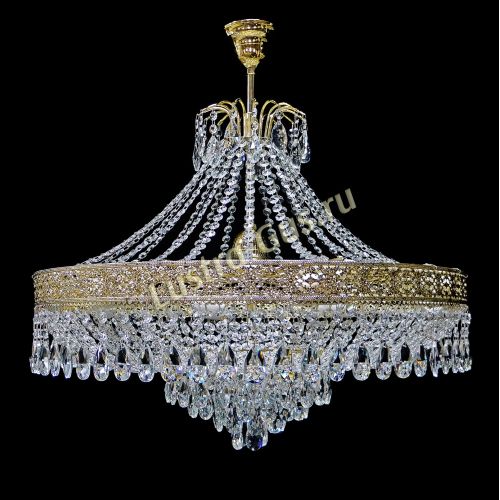 Люстра Италия Конус Журавлик с подвесом в Саратове Гусь Хрустальный