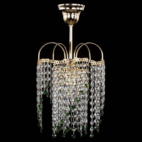 Люстра Иволга №1 Оптикон зеленая в Саратове Гусь Хрустальный