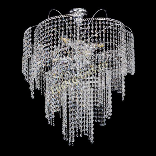 Люстра Иволга №6 ламп оптикон длинная в Саратове Гусь Хрустальный