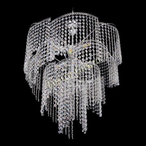 Люстра Иволга №6 ламп оптикон длинная в Саратове Гусь Хрустальный