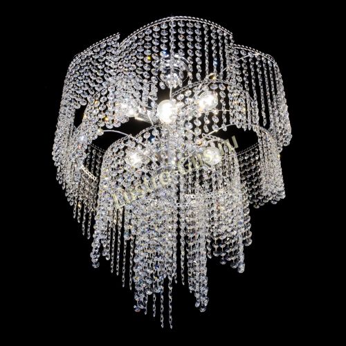 Люстра Иволга №6 ламп оптикон длинная в Саратове Гусь Хрустальный