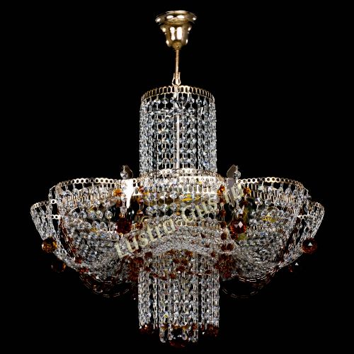 Люстра Камея №6 подвесная чайная в Саратове Гусь Хрустальный