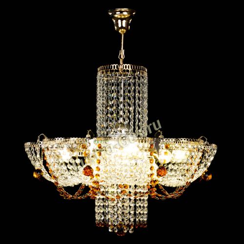 Люстра Камея №6 подвесная чайная в Саратове Гусь Хрустальный