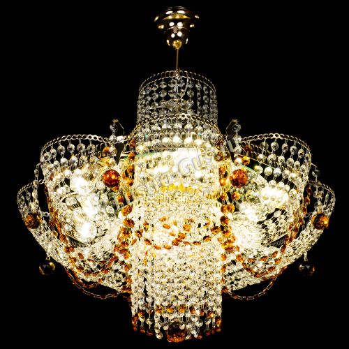 Люстра Камея №6 подвесная чайная в Саратове Гусь Хрустальный