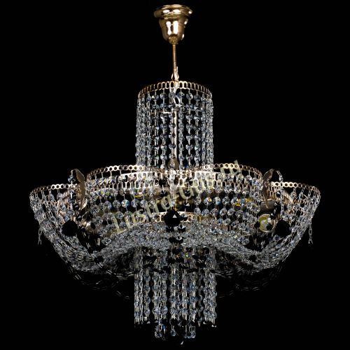 Люстра Камея №6 подвесная черная в Саратове Гусь Хрустальный